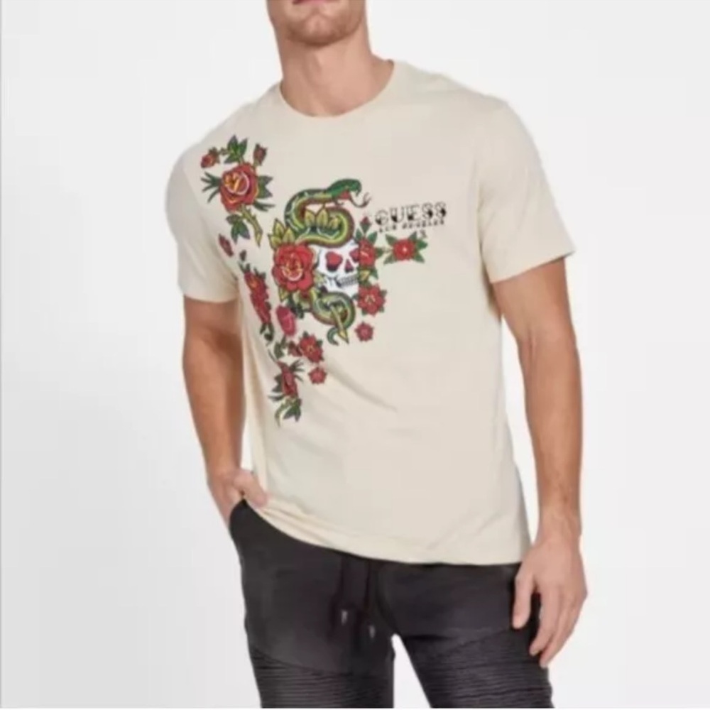 New GUESS Envoy Skull & Snake T- Shirt SZ M - Picture 5 of 5